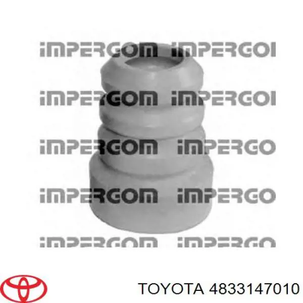 4833147010 Toyota буфер (отбойник амортизатора заднего)