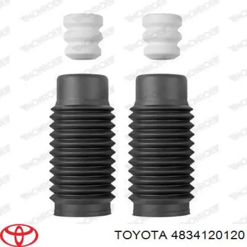 Pára-choque (grade de proteção) de amortecedor traseiro para Toyota Carina (T17)