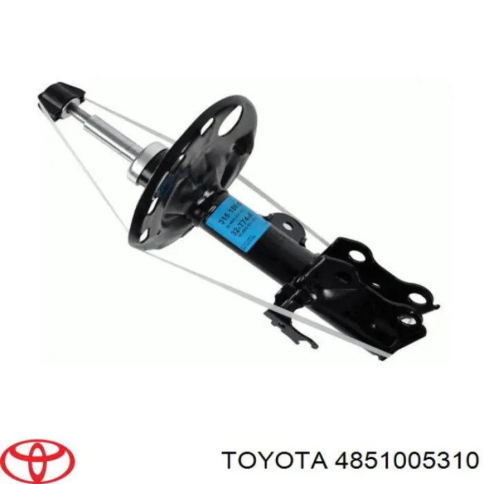 4851005310 Toyota амортизатор передний правый