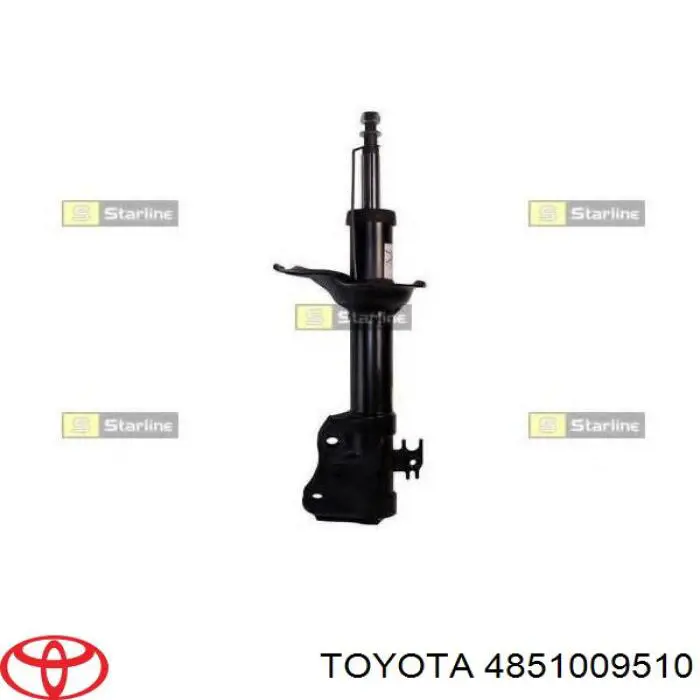 Амортизатор передний S010488G Polcar