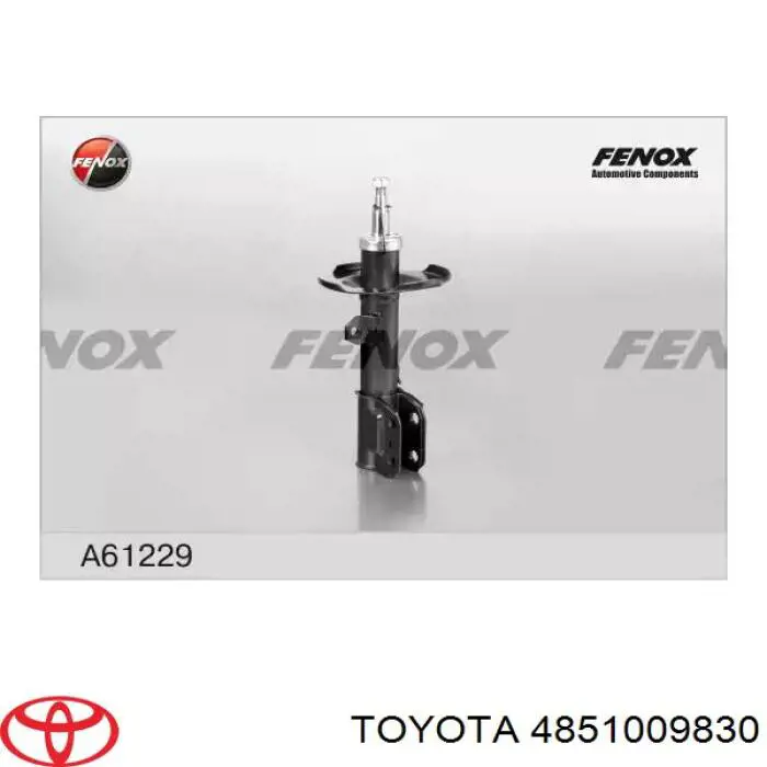 Амортизатор передний правый 4851009830 Toyota