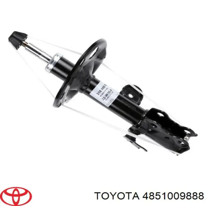 22282927 Bilstein Амортизатор передней подвески правый