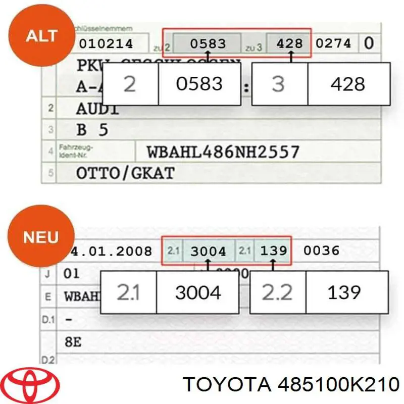  Toyota 485100K210 цена, от 50.00 USD