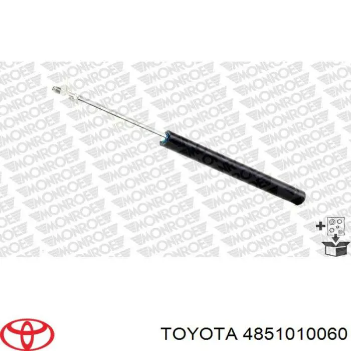 Амортизаторы передние на Toyota Starlet I KP6