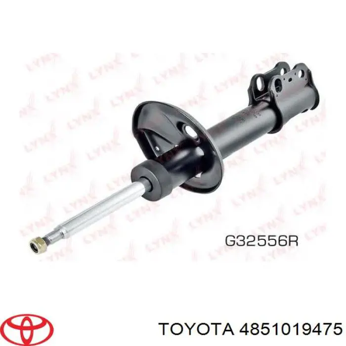 Amortiguador delantero derecho 4851019475 Toyota