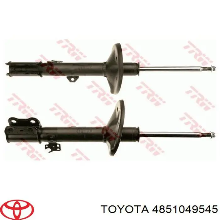 4851049545 Toyota амортизатор передний левый