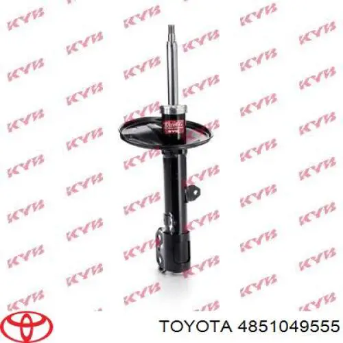4851049555 Toyota амортизатор передний правый