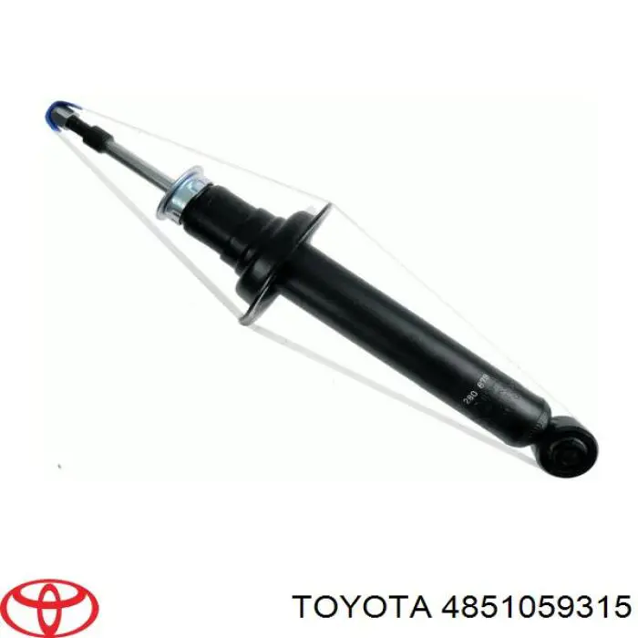 4851059315 Toyota амортизатор передний