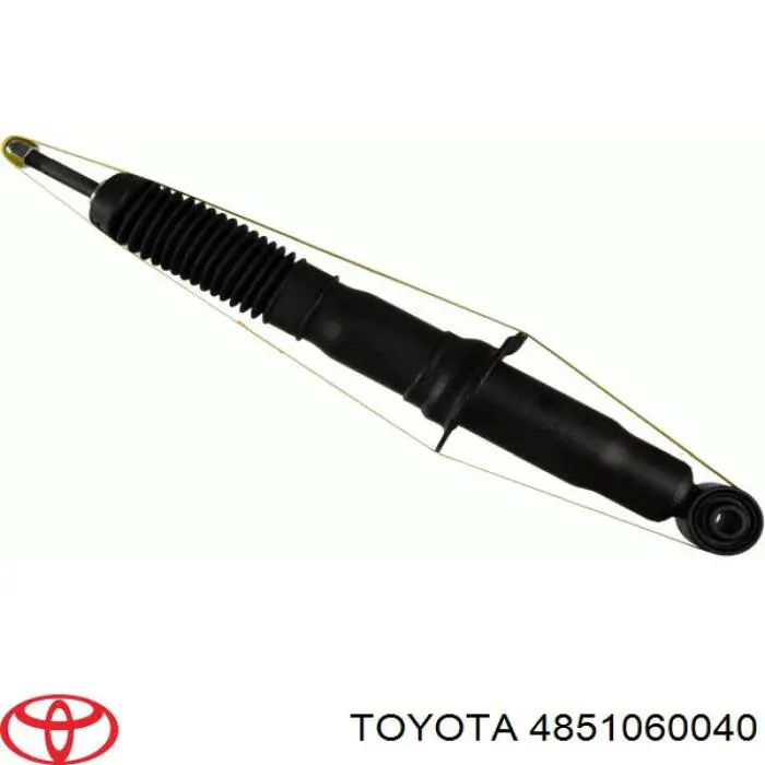 Амортизатор передний 4851060040 Toyota