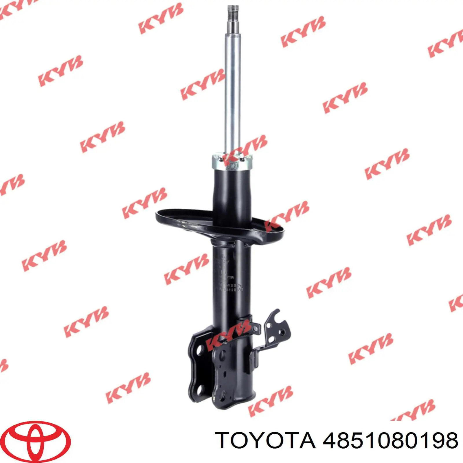 4851080198 Toyota amortecedor traseiro