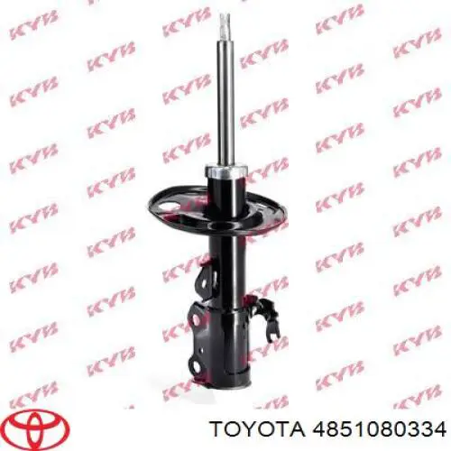 4851080334 Toyota амортизатор передний правый