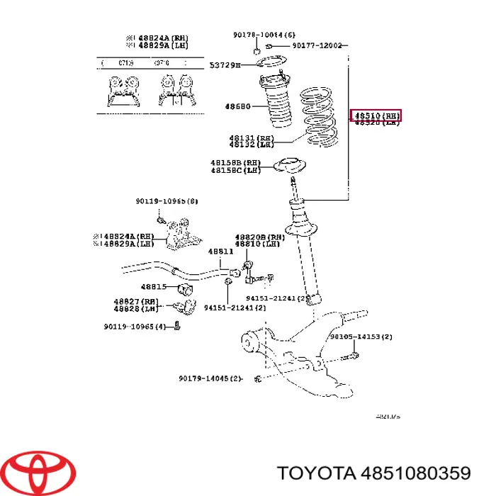 4851080359 Toyota 