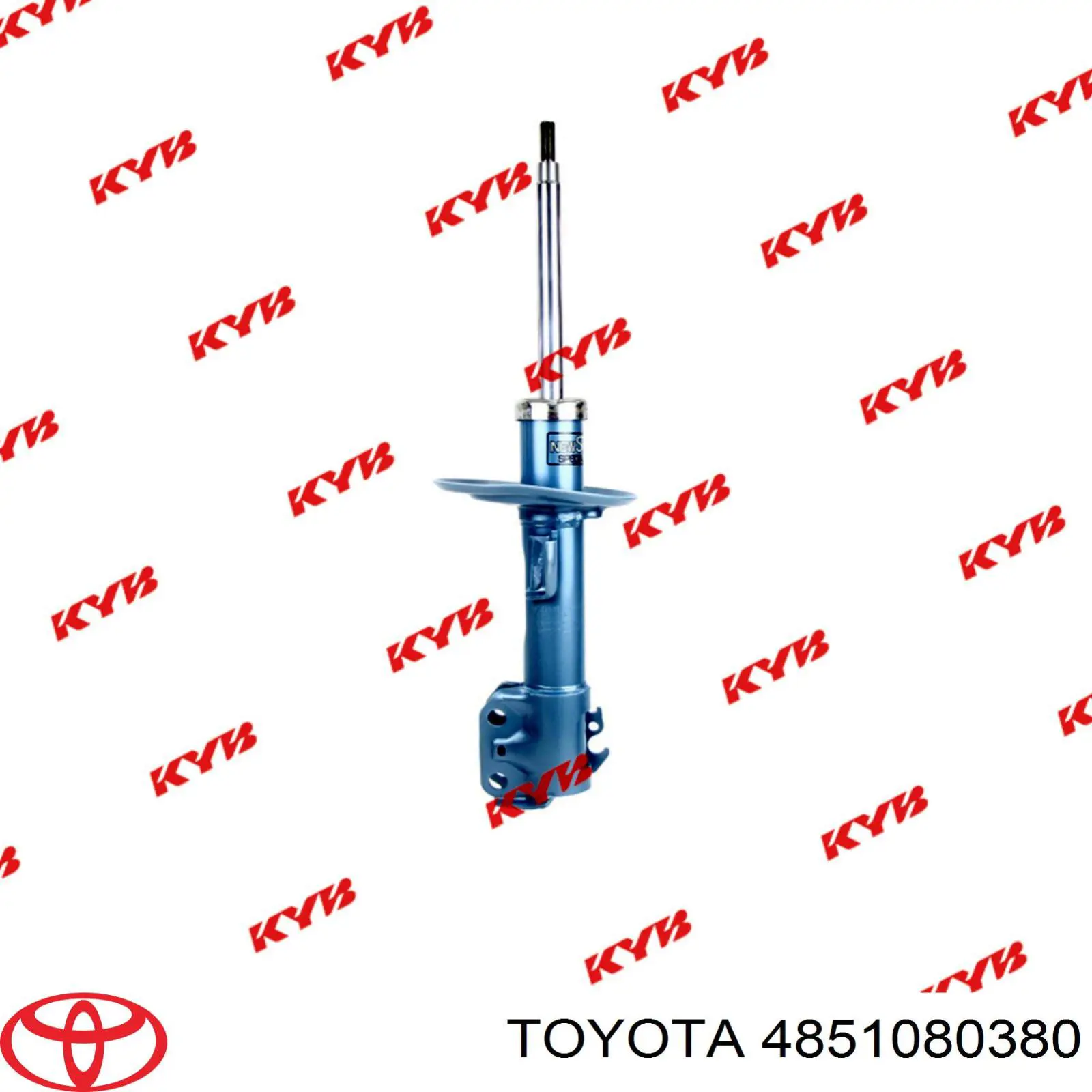 4851080380 Toyota amortecedor dianteiro direito