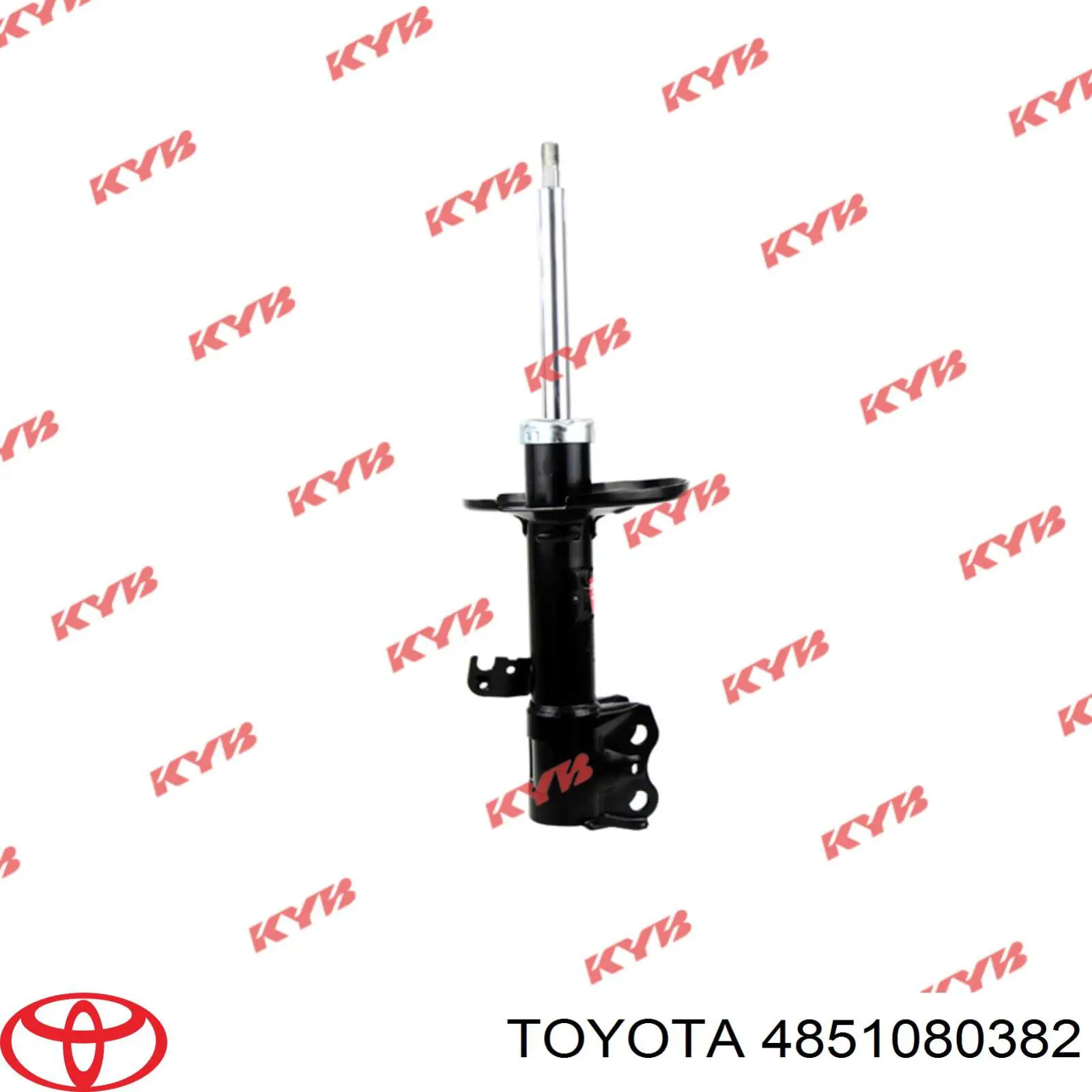 MSS020004 Mando Амортизатор передней подвески правый