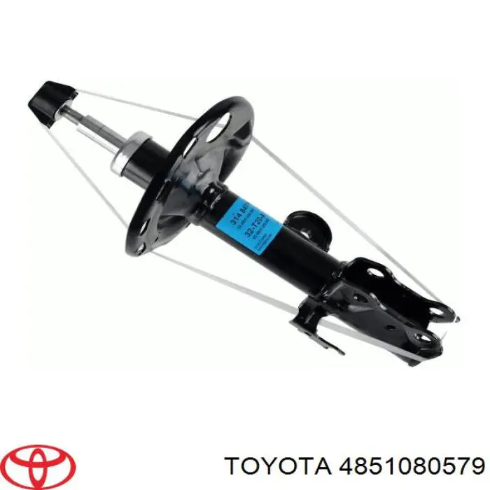 4851080579 Toyota amortecedor dianteiro direito