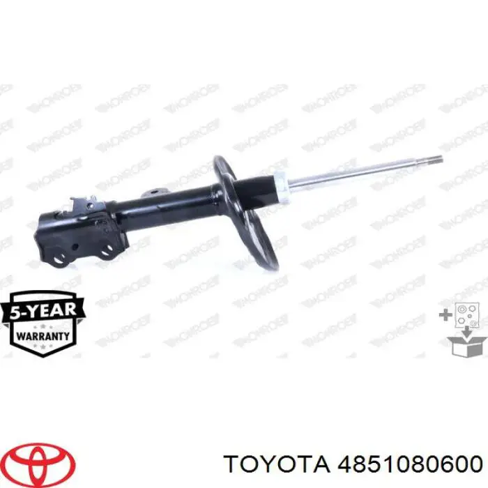 4851080600 Toyota Амортизатор передней подвески правый