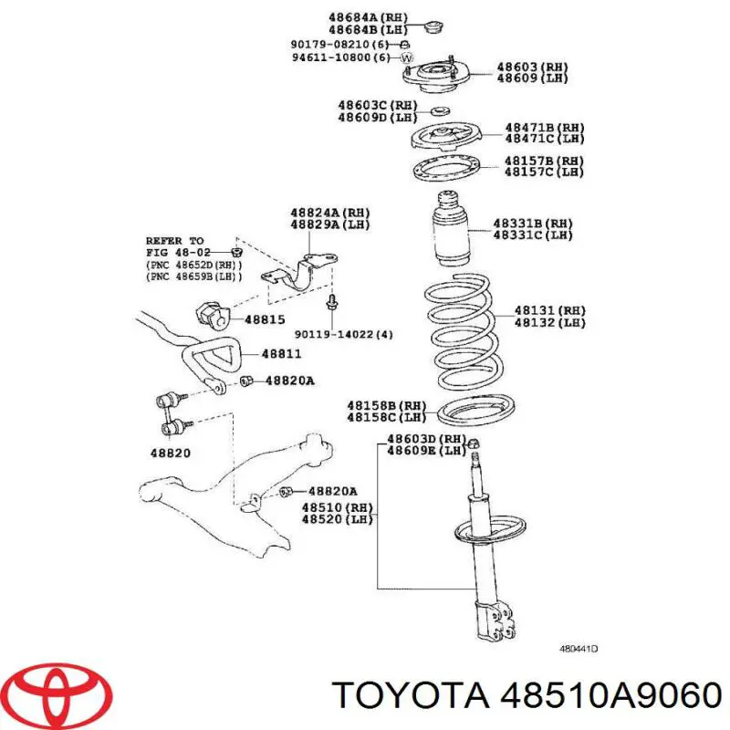  48510A9060 Toyota