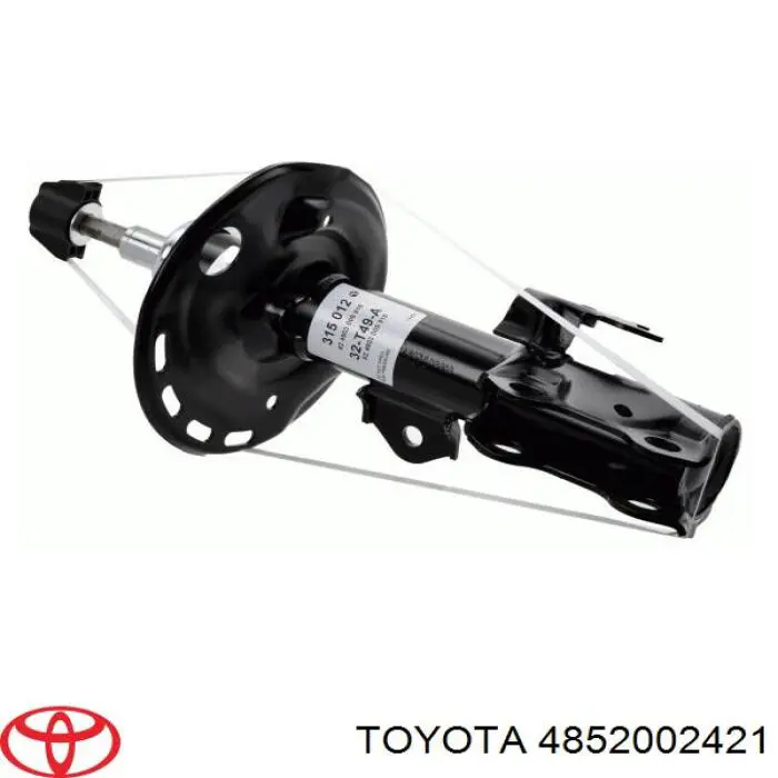4852002421 Toyota amortecedor dianteiro
