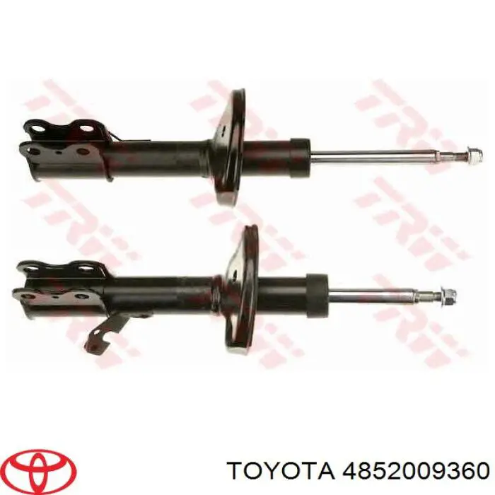 Amortiguador delantero izquierdo 4852009360 Toyota