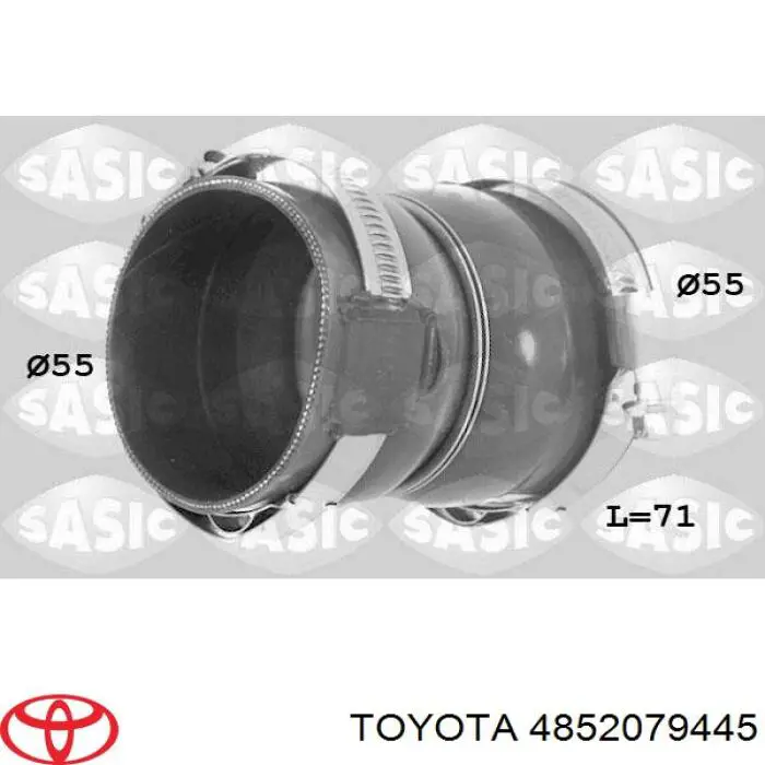 4852079445 Toyota amortecedor dianteiro esquerdo