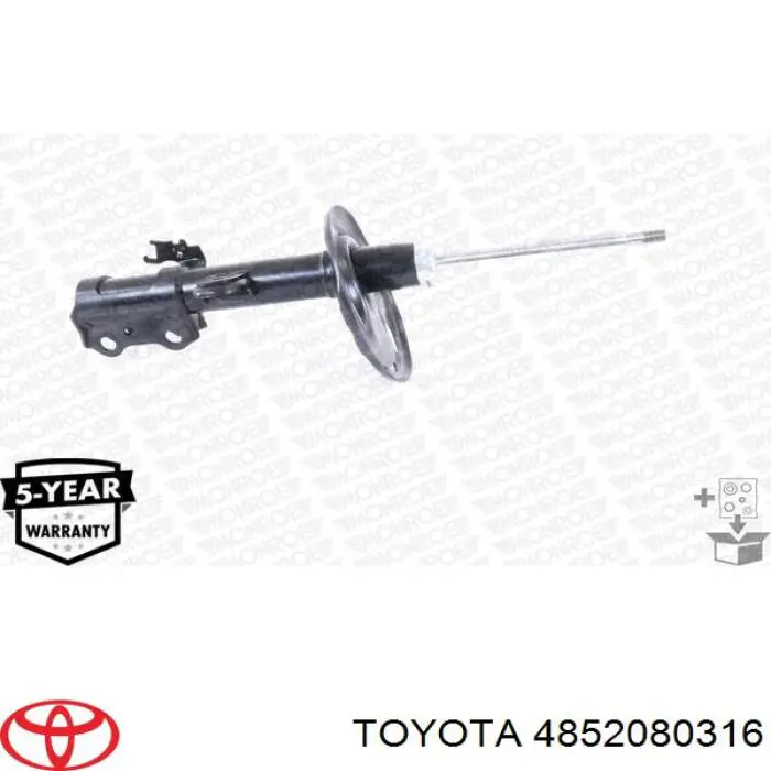 Амортизатор передний левый 4852080316 Toyota