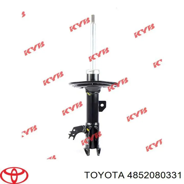 4852048640 Toyota amortecedor dianteiro esquerdo