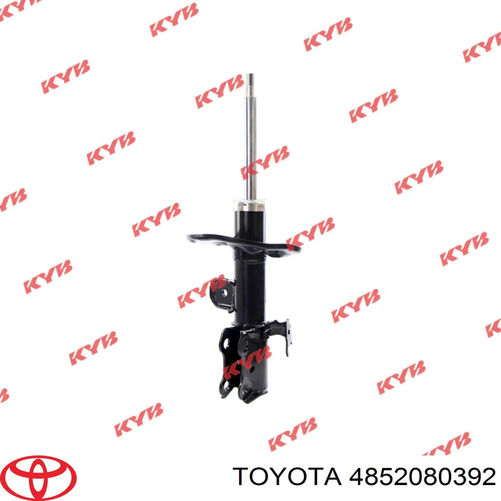 4852080392 Toyota amortecedor dianteiro esquerdo