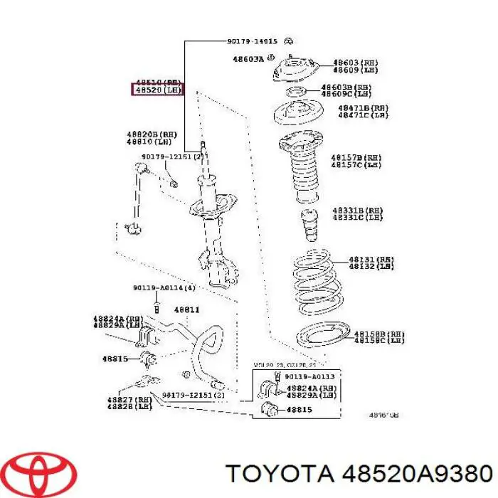 48520A9380 Toyota 