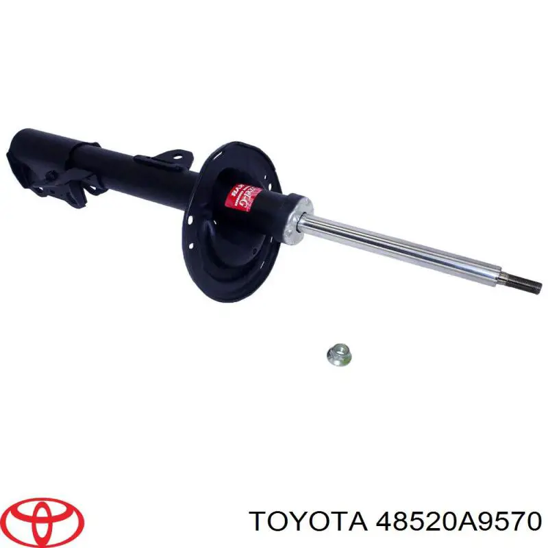 48520A9570 Toyota amortecedor dianteiro esquerdo