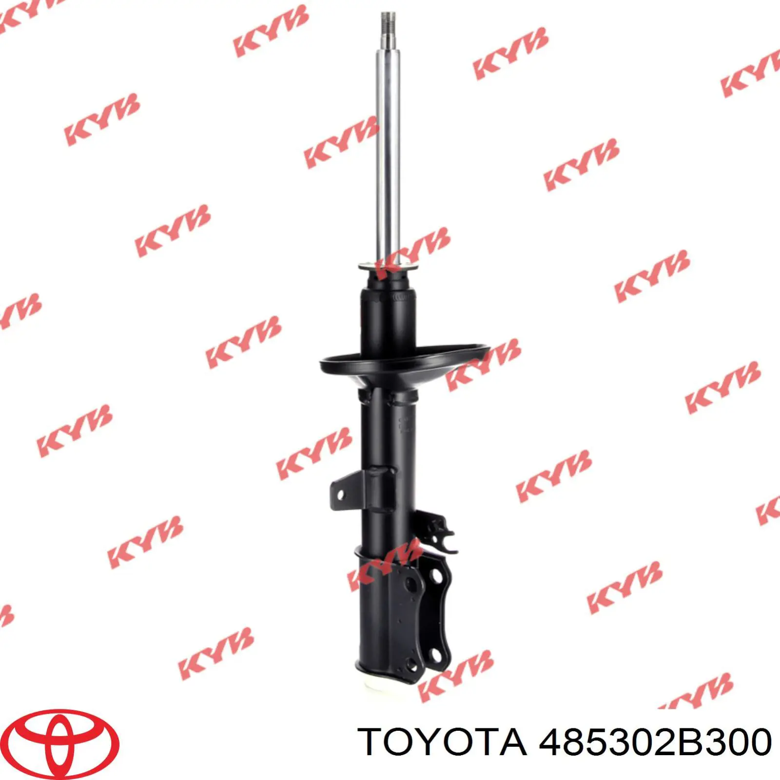 Amortiguador trasero izquierdo 485302B300 Toyota