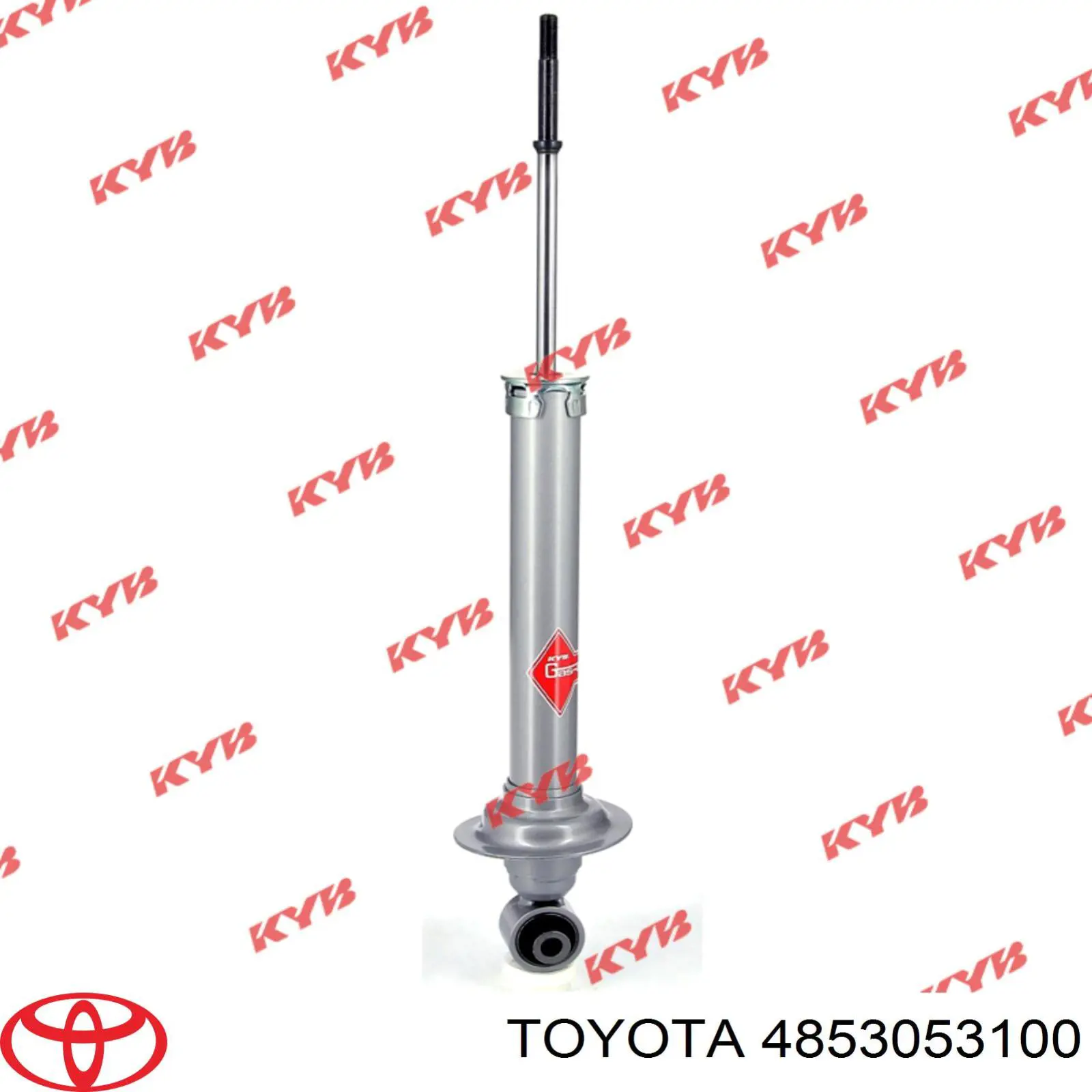 Amortecedor traseiro direito 4853080506 Toyota