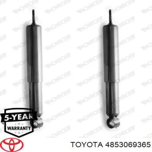 Compre 4853069365 Toyota Amortecedor traseiro direito