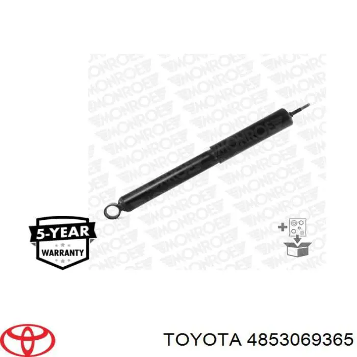 Amortecedor traseiro direito Toyota 4853069365 preço, a partir de 82,74 USD