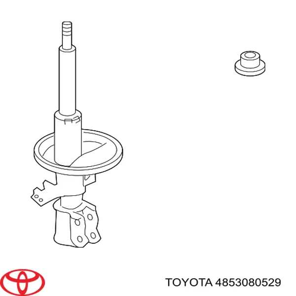 Амортизатор задний, правый Toyota 4853080529 цена, от 76.02 USD