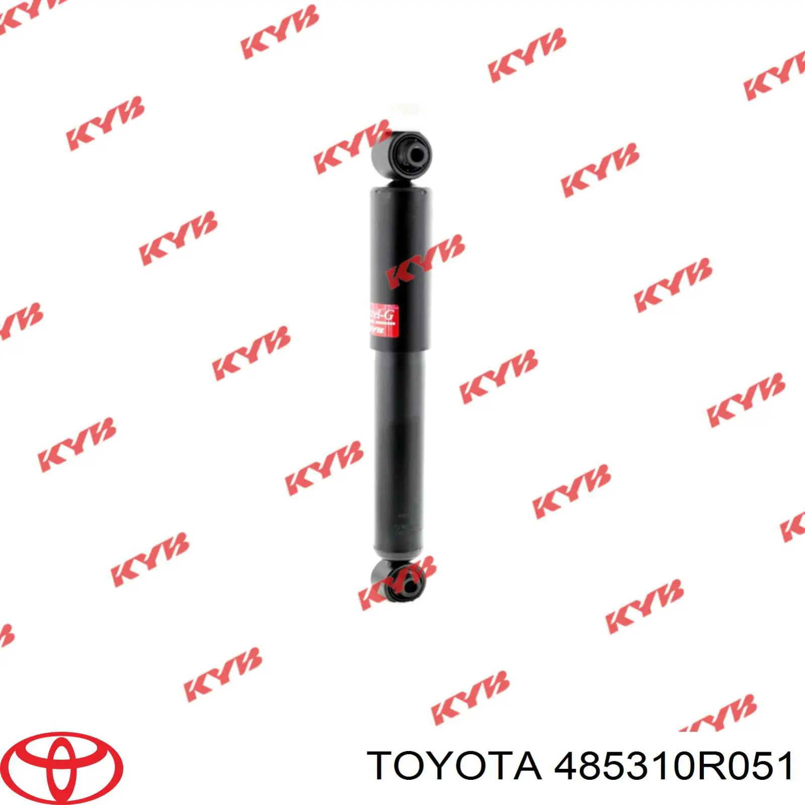 485310R051 Toyota amortecedor traseiro