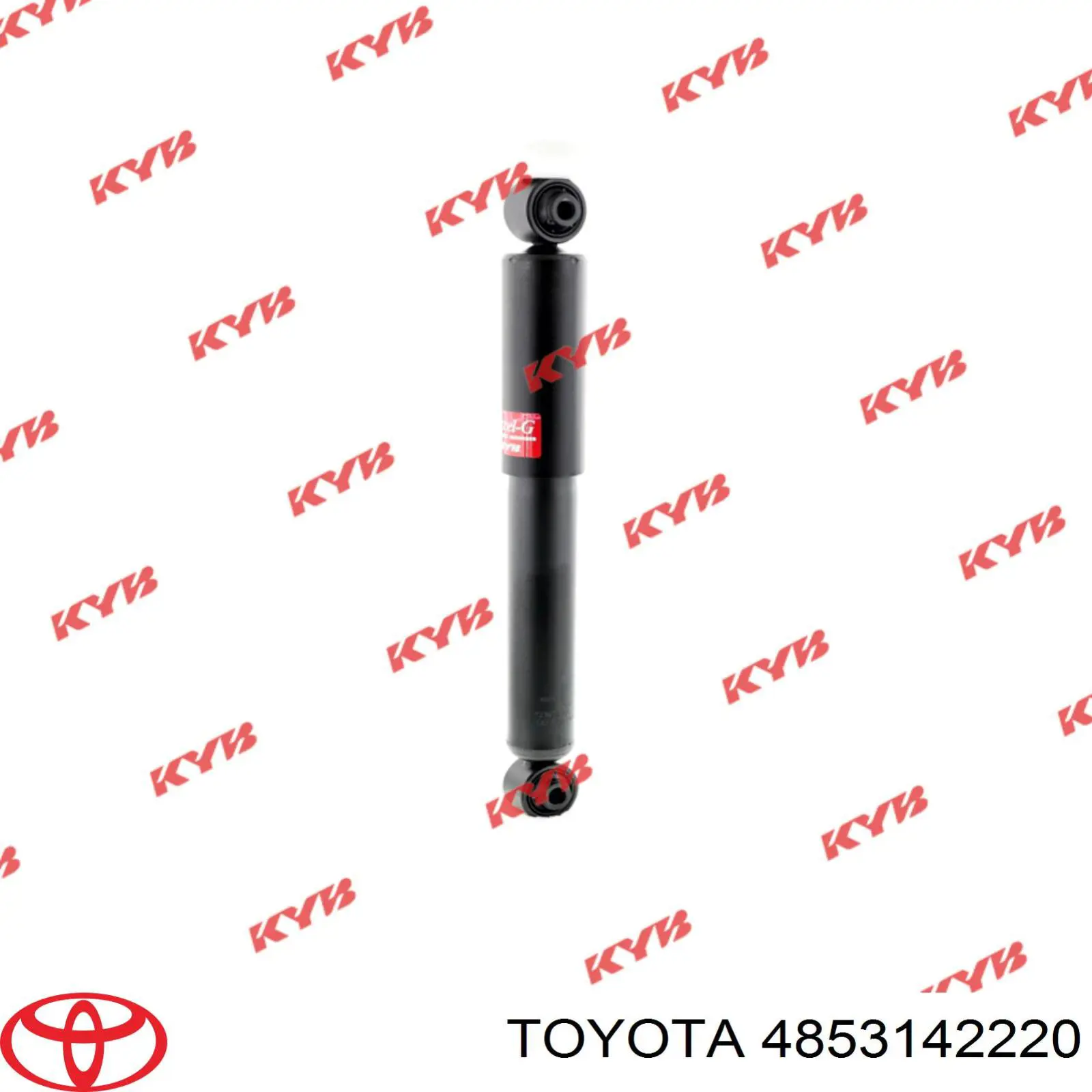 4853142220 Toyota amortecedor traseiro