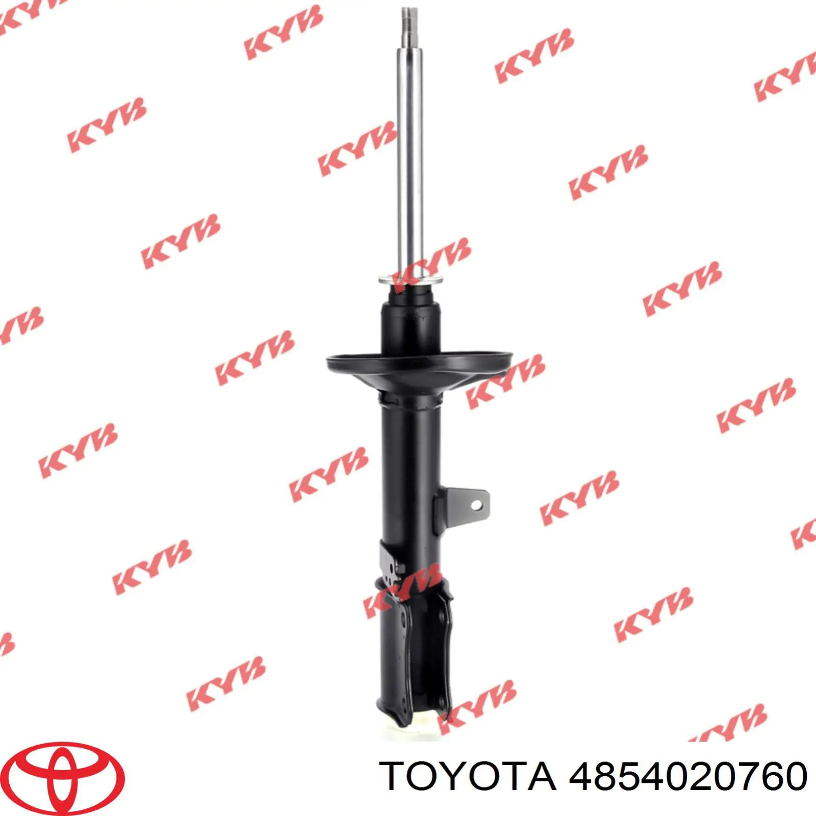 Amortiguador trasero izquierdo 4854020760 Toyota