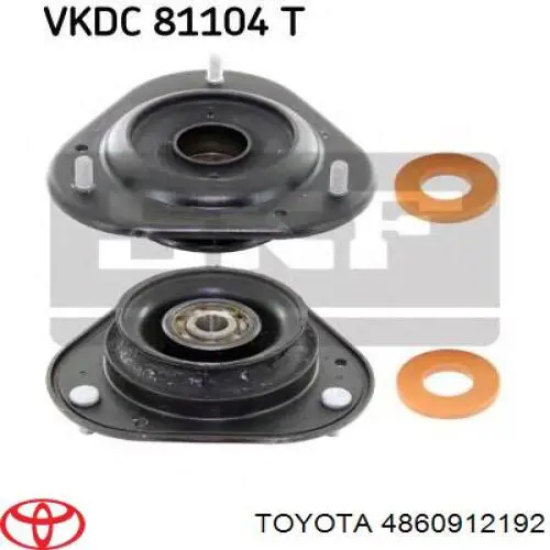 Опора стойки амортизатора переднего Toyota 4860912202 цена, от 19.99 USD