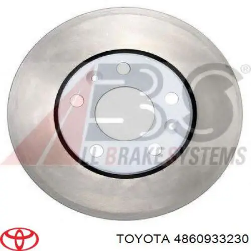 4860933230 Toyota опора амортизатора переднего