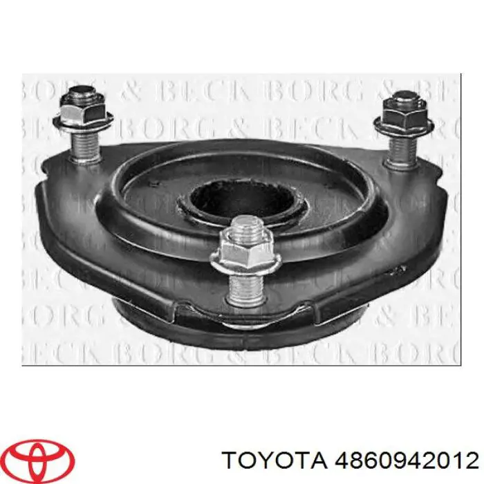 Опора переднего амортизатора 4860942012 Toyota