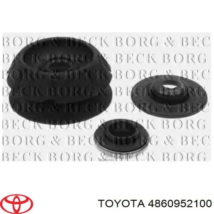 4860952100 Toyota Подушка амортизатора переднего