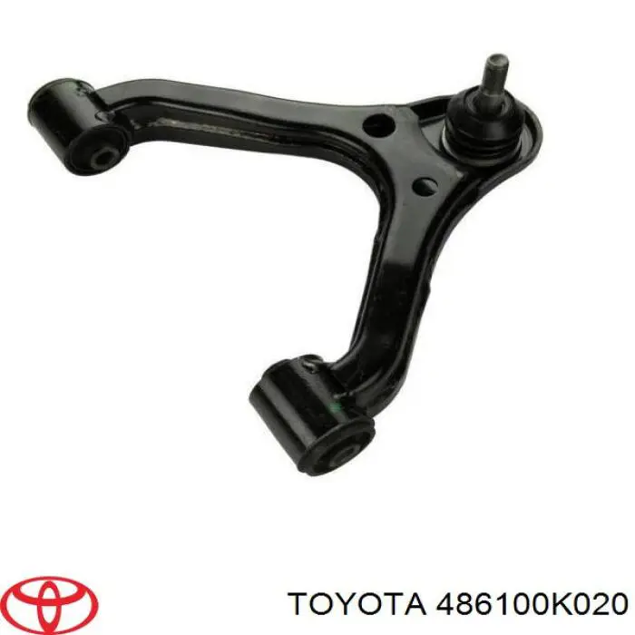 486100K020 Toyota braço oscilante superior direito de suspensão dianteira