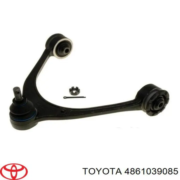 Barra oscilante, suspensión de ruedas delantera, superior derecha 4861039085 Toyota