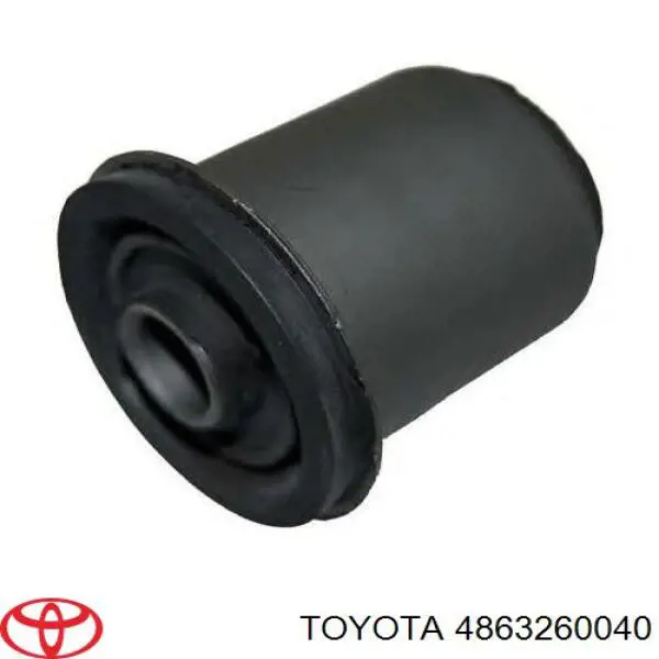 4863260040 Toyota bloco silencioso dianteiro do braço oscilante superior