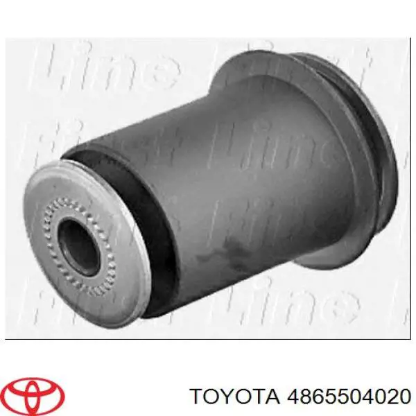 4865504020 Toyota Bloco silencioso dianteiro do braço oscilante inferior