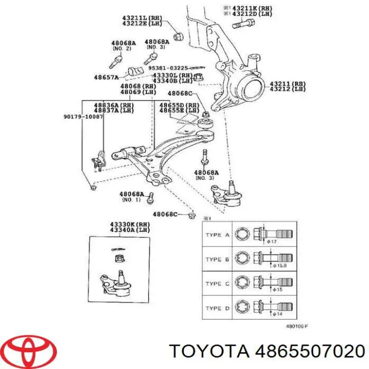 4865507020 Toyota