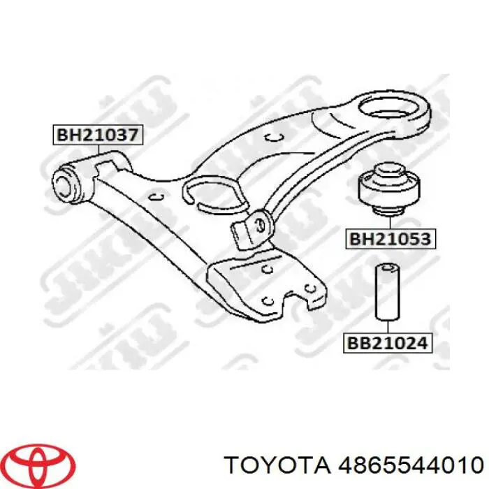 Сайлентблок передней подвески Toyota 4865544010 цена, от 6.03 USD