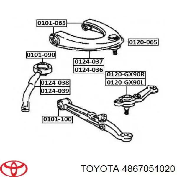  4867051020 Toyota