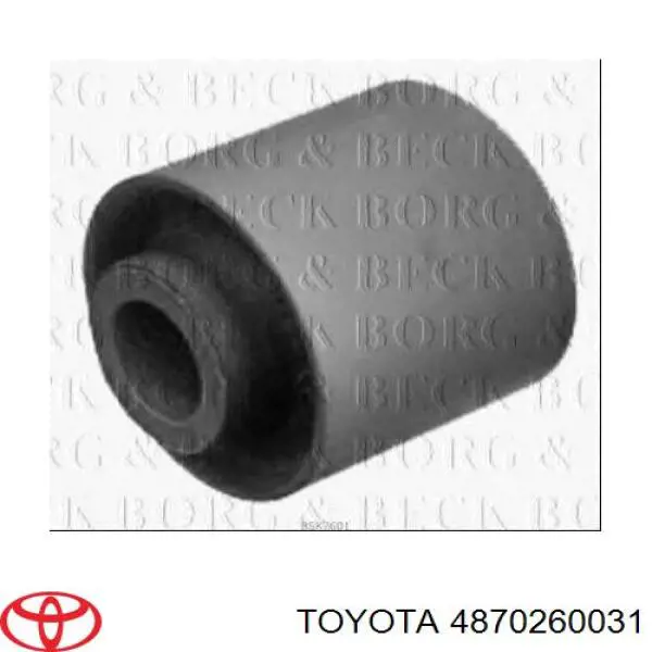 Сайлентблок заднього поздовжнього верхнього важеля 4870260031 Toyota