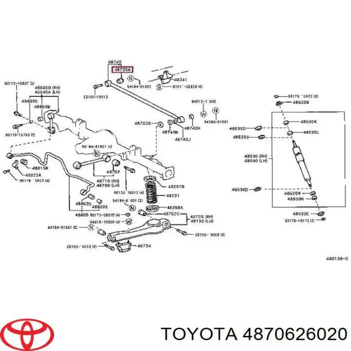 4870626020 Toyota